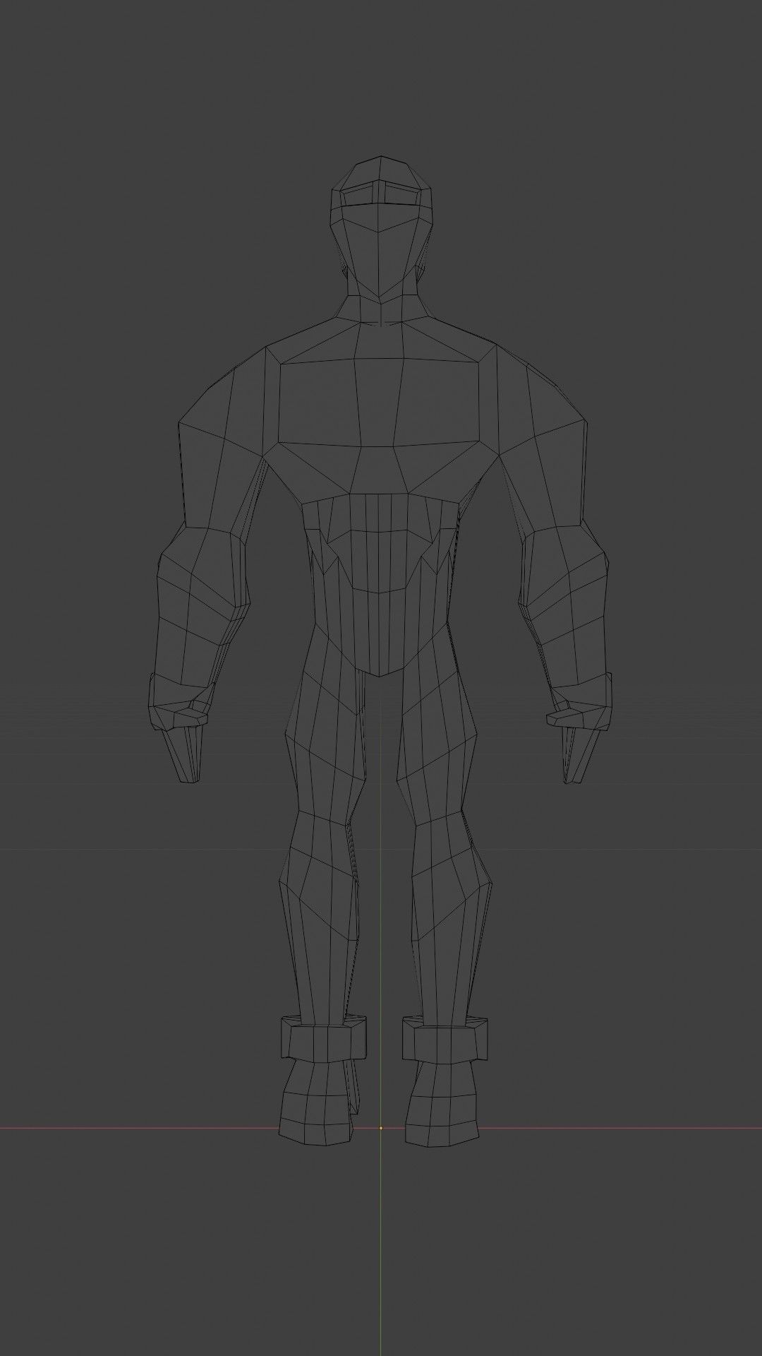 RufCyberX iron man Low-poly 3D model_12