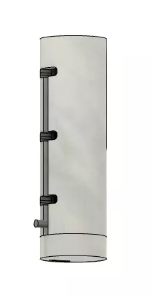 Candle Holder v2 3D print model_0