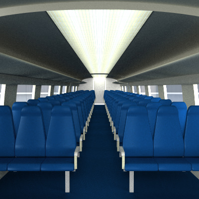 MagLev Train 3D model_5