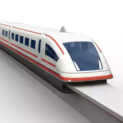 MagLev Train 3D model