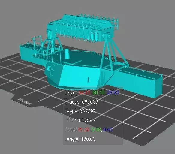 MK 38 artillery director yowa class 3D model_0