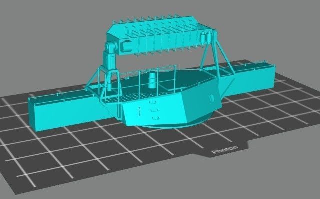 MK 38 artillery director yowa class 3D model_1