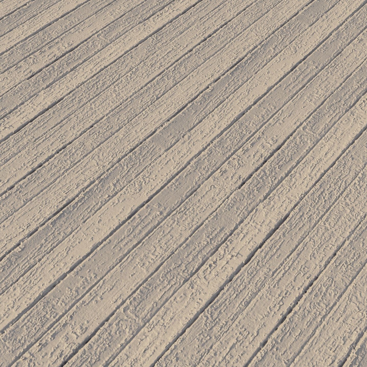 Old painted boards material Low-poly 3D model_6