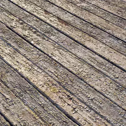 Old painted boards material Low-poly 3D model
