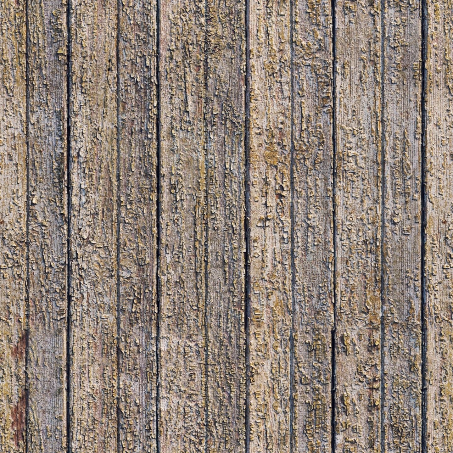 Old painted boards material Low-poly 3D model_3