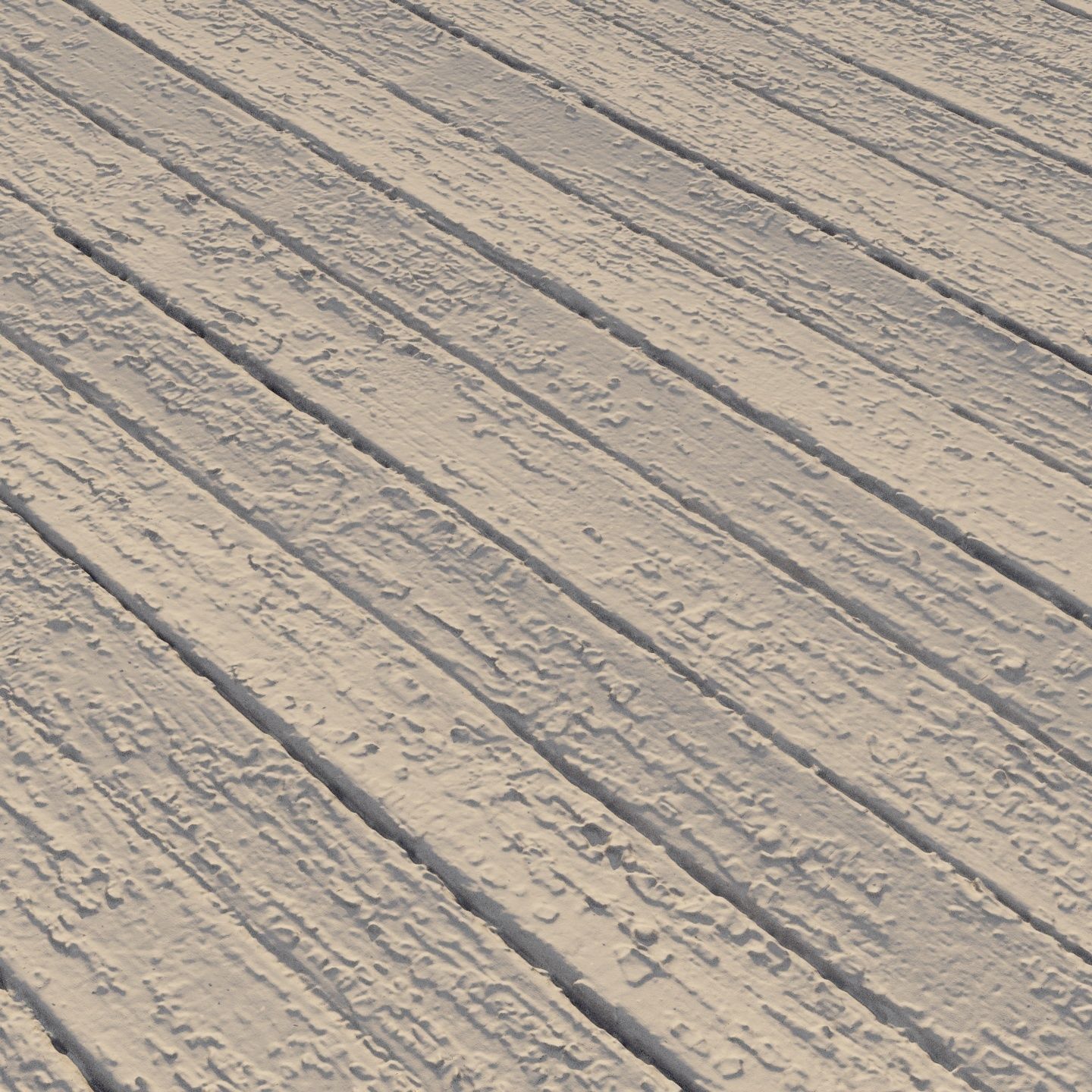 Old painted boards material Low-poly 3D model_9