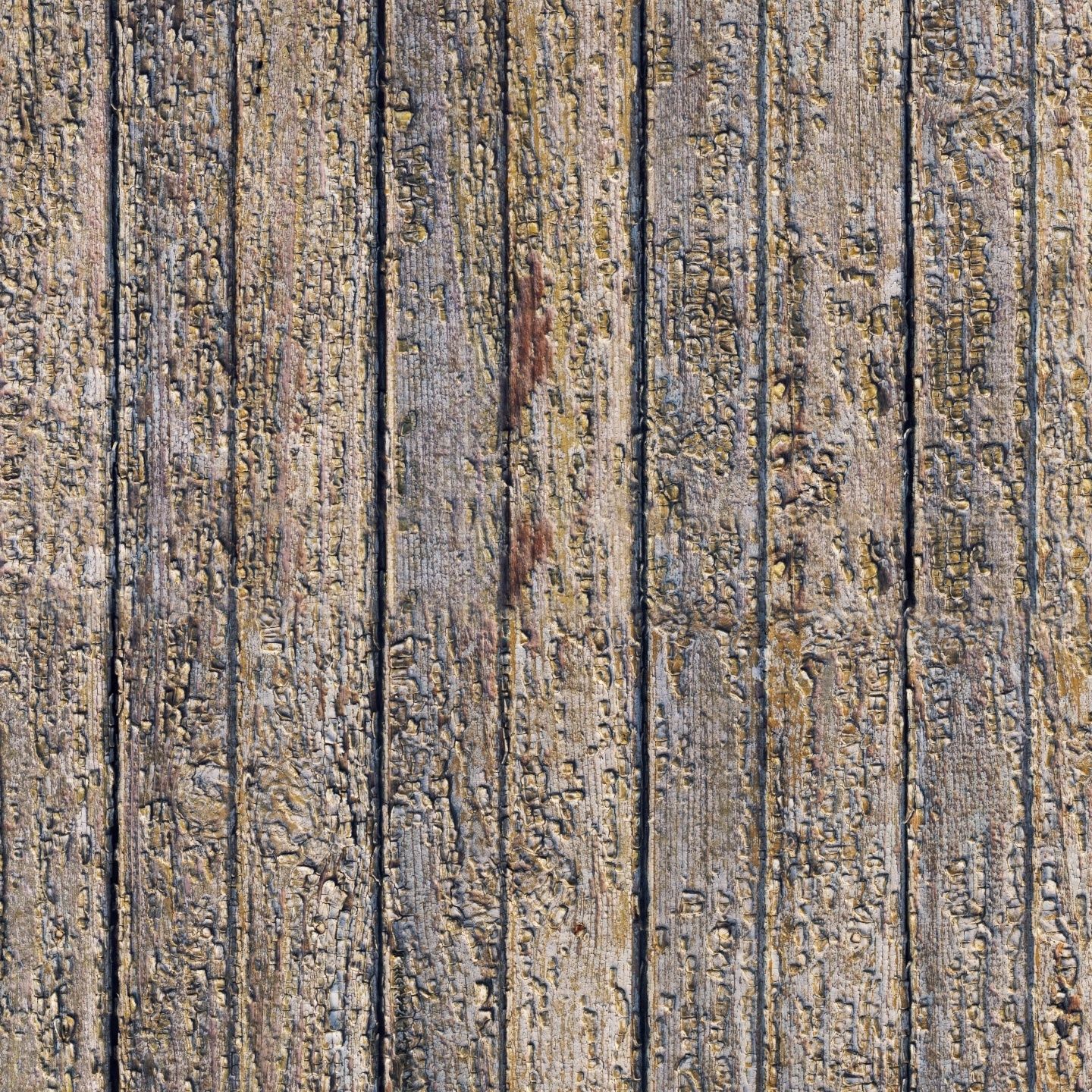 Old painted boards material Low-poly 3D model_4