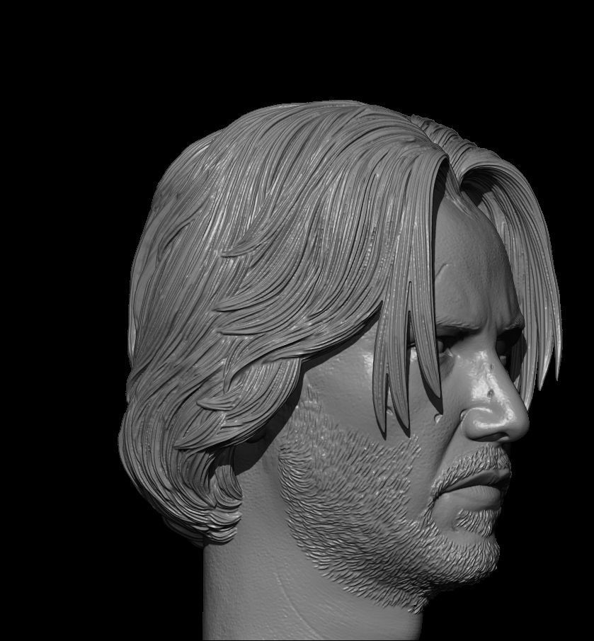 Keanu Reeves John Wick 1-12 HD version 3D print model 3D print model_3
