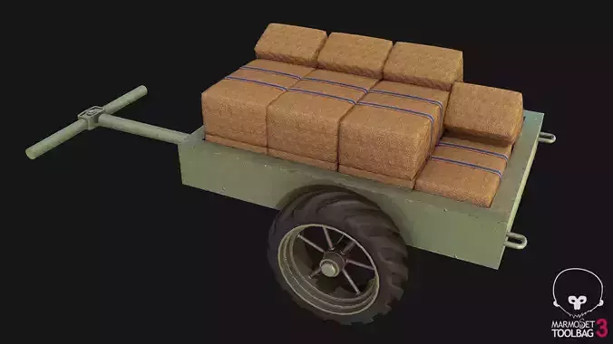 WW2Trailer with Hay PBR