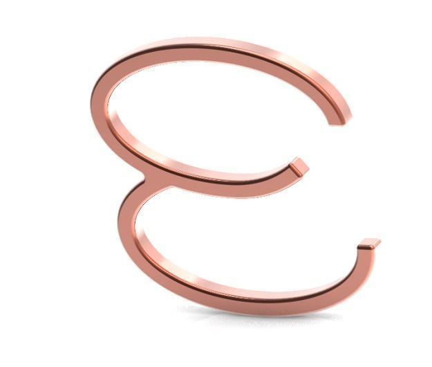 Electromotive Force Physics symbol 3D print model_1