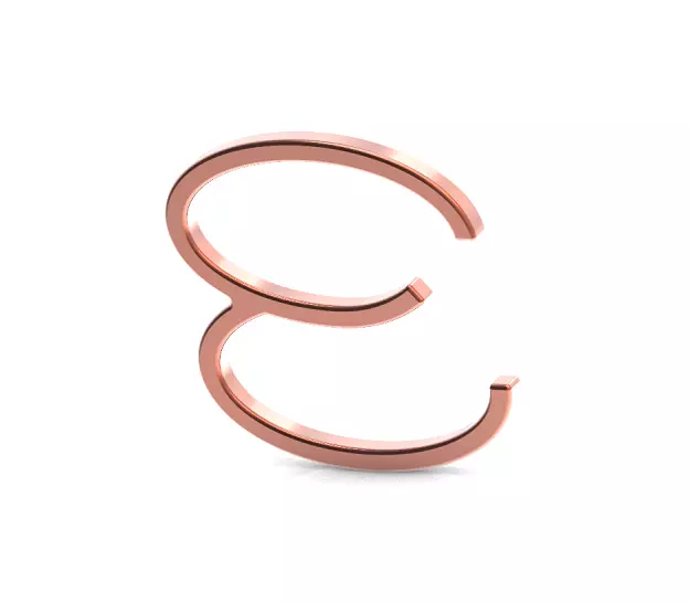 Electromotive Force Physics symbol 3D print model_0