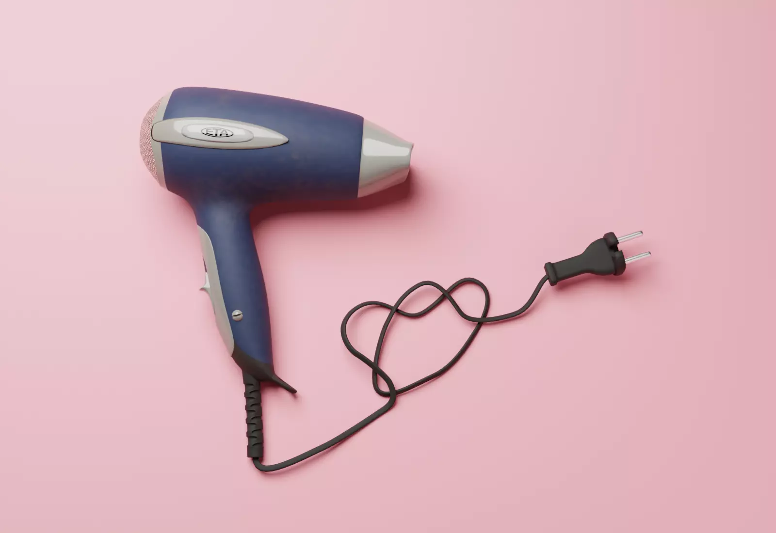 Vintage Hairdryer Free 3D model