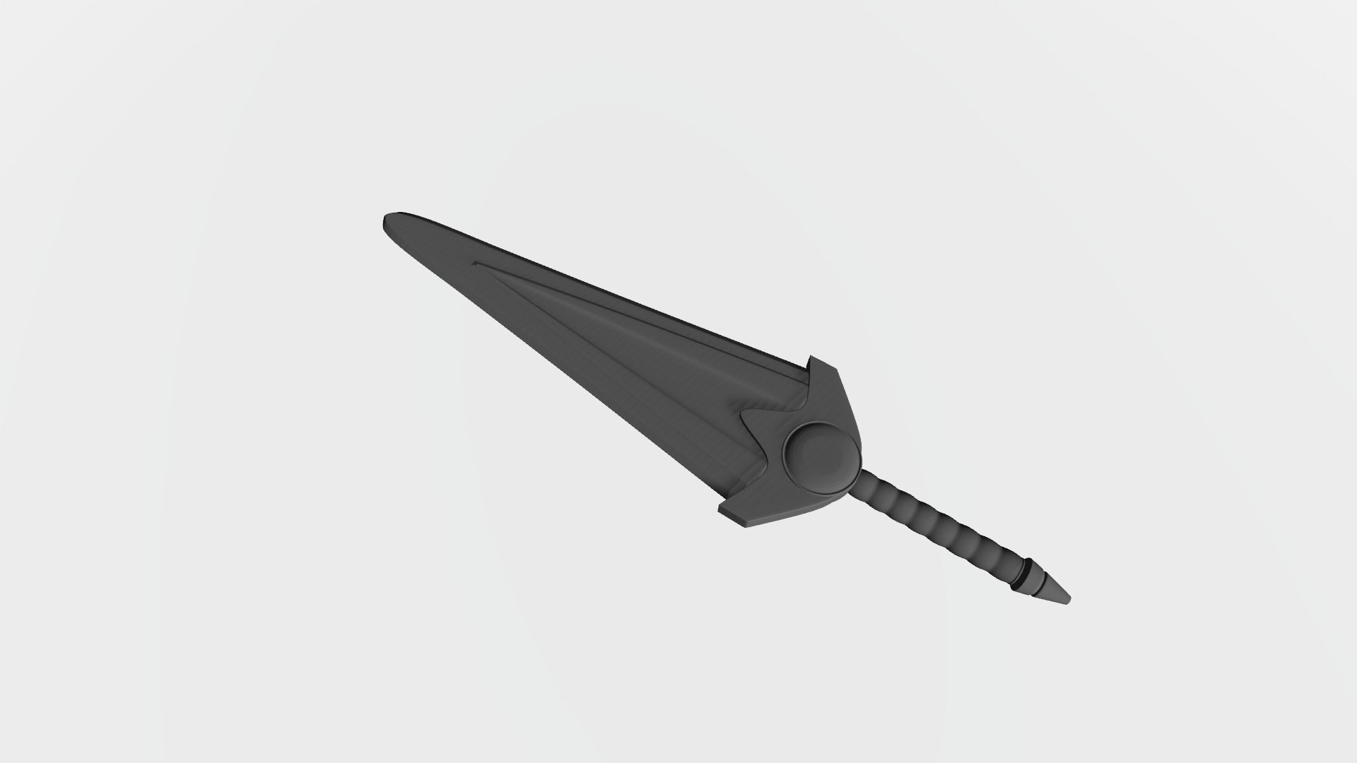 Spears and bow 3D print model_2