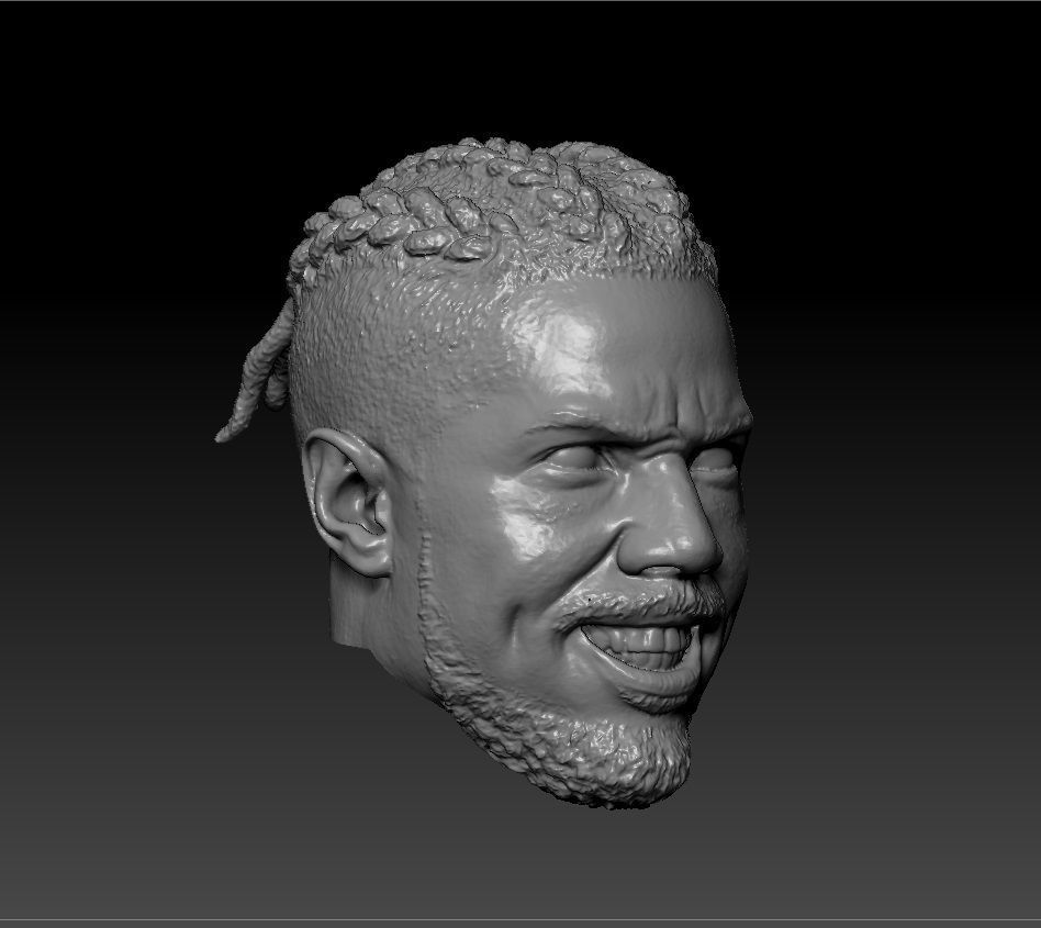 Michael B Jordan Erik Killmonger SD 16th scale 3D print model_3