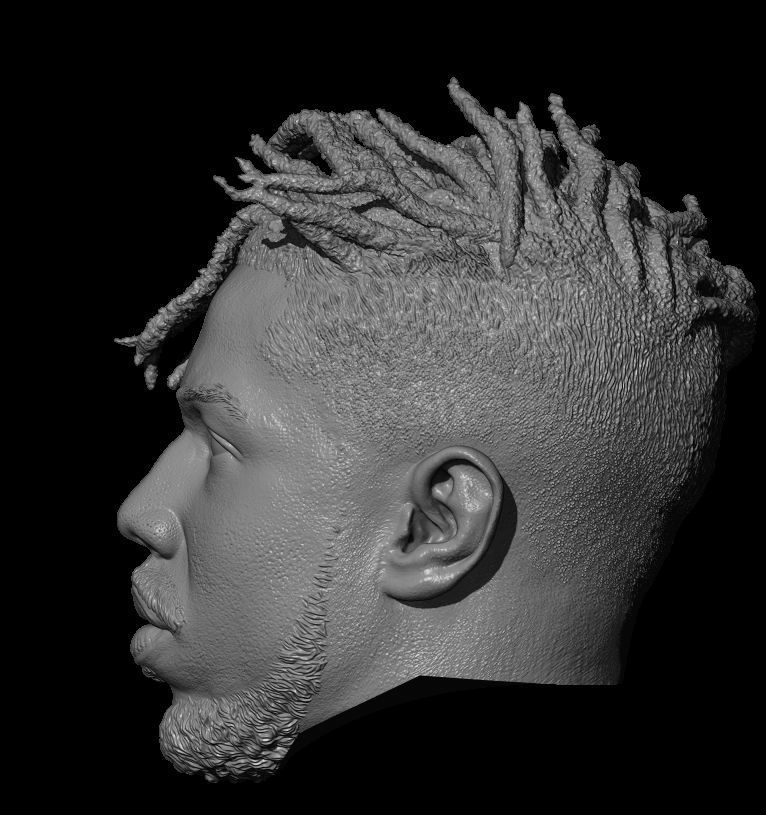 Michael B Jordan Erik Killmonger 4K high res 16th scale 3D print model_3