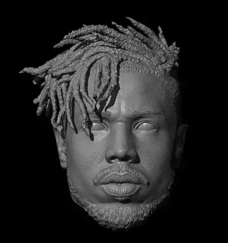 Michael B Jordan Erik Killmonger 4K high res 16th scale 3D print model