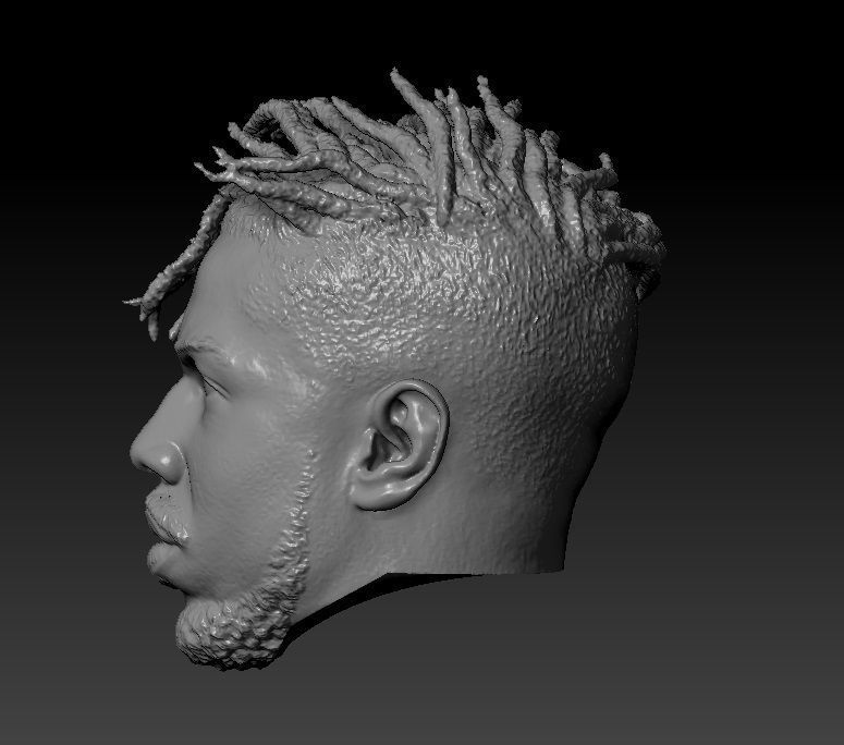 Michael B Jordan Erik Killmonger SD 1-12th scale 3D print model_2