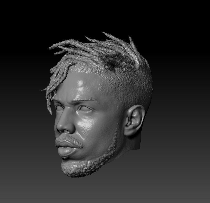 Michael B Jordan Erik Killmonger SD 1-12th scale 3D print model_1