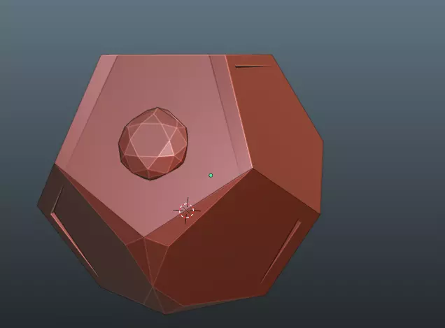 dedecahedron box with hinge 3D print model