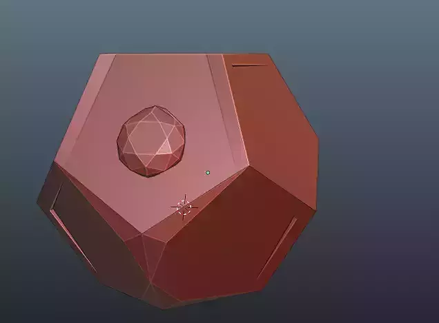 dedecahedron box with hinge  3D print model