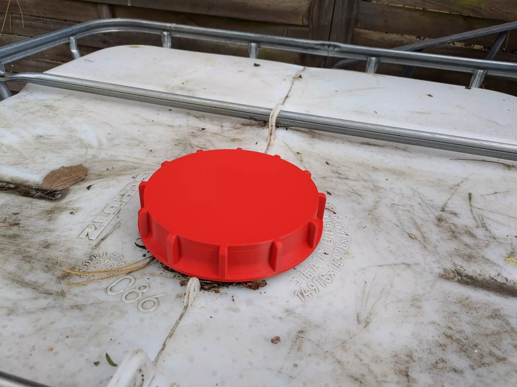 IBC TANK LID diameter 163mm 3D print model_0