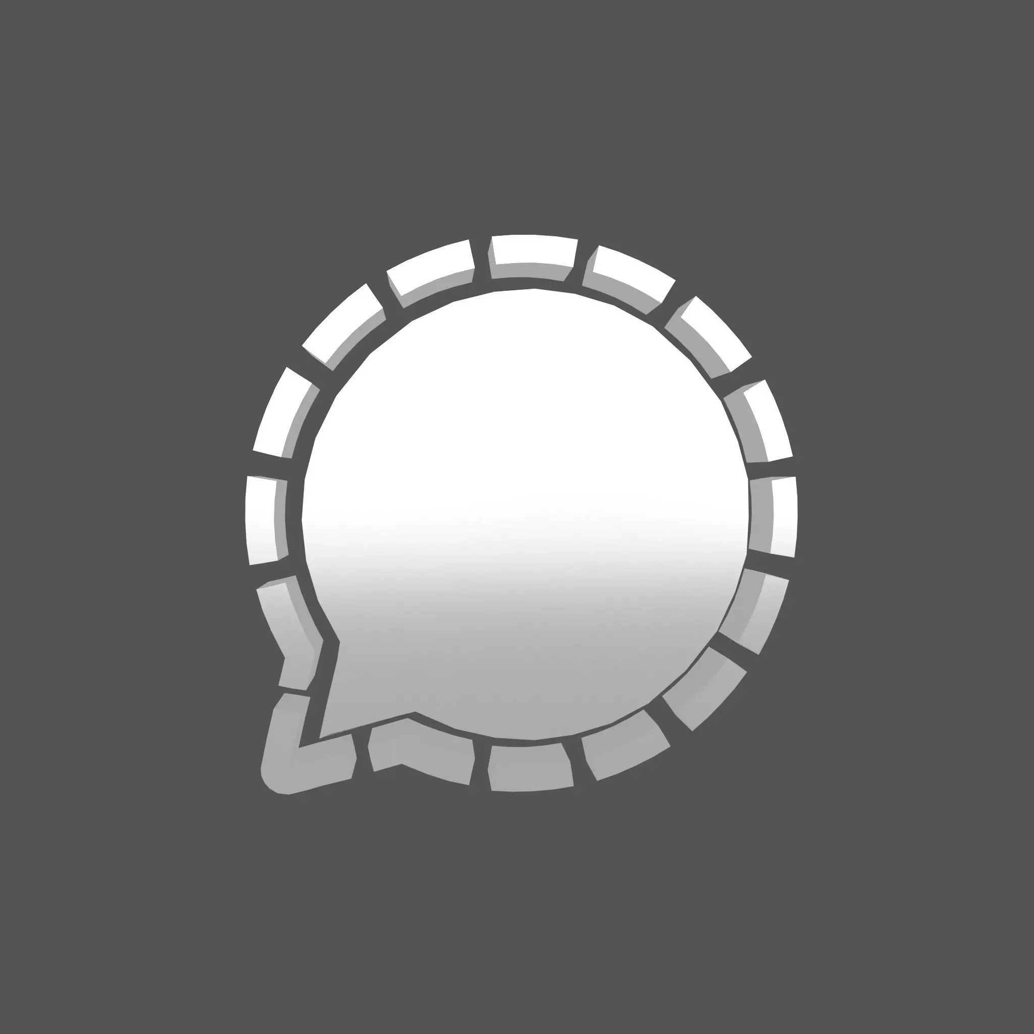 Signal Logo v1 004 Free low-poly 3D model