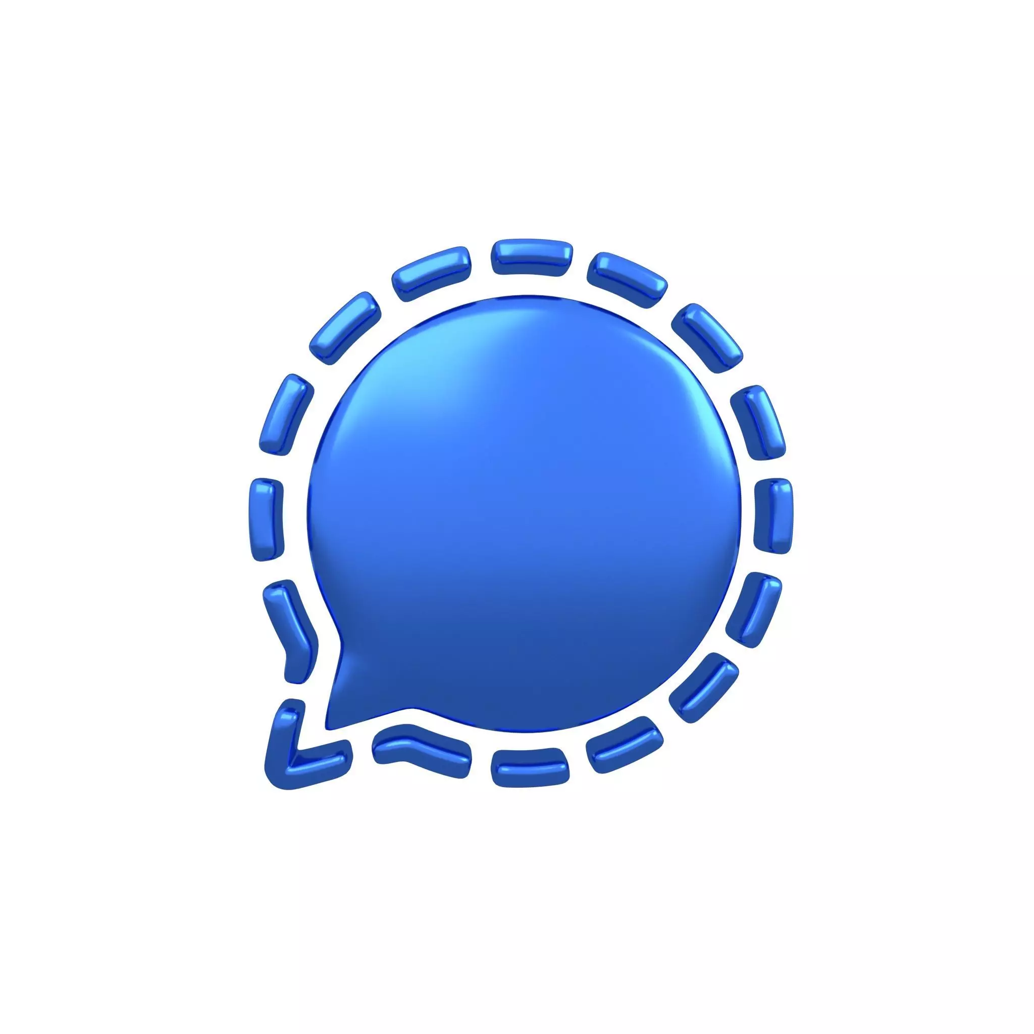 Signal Logo v2 003 Free low-poly 3D model