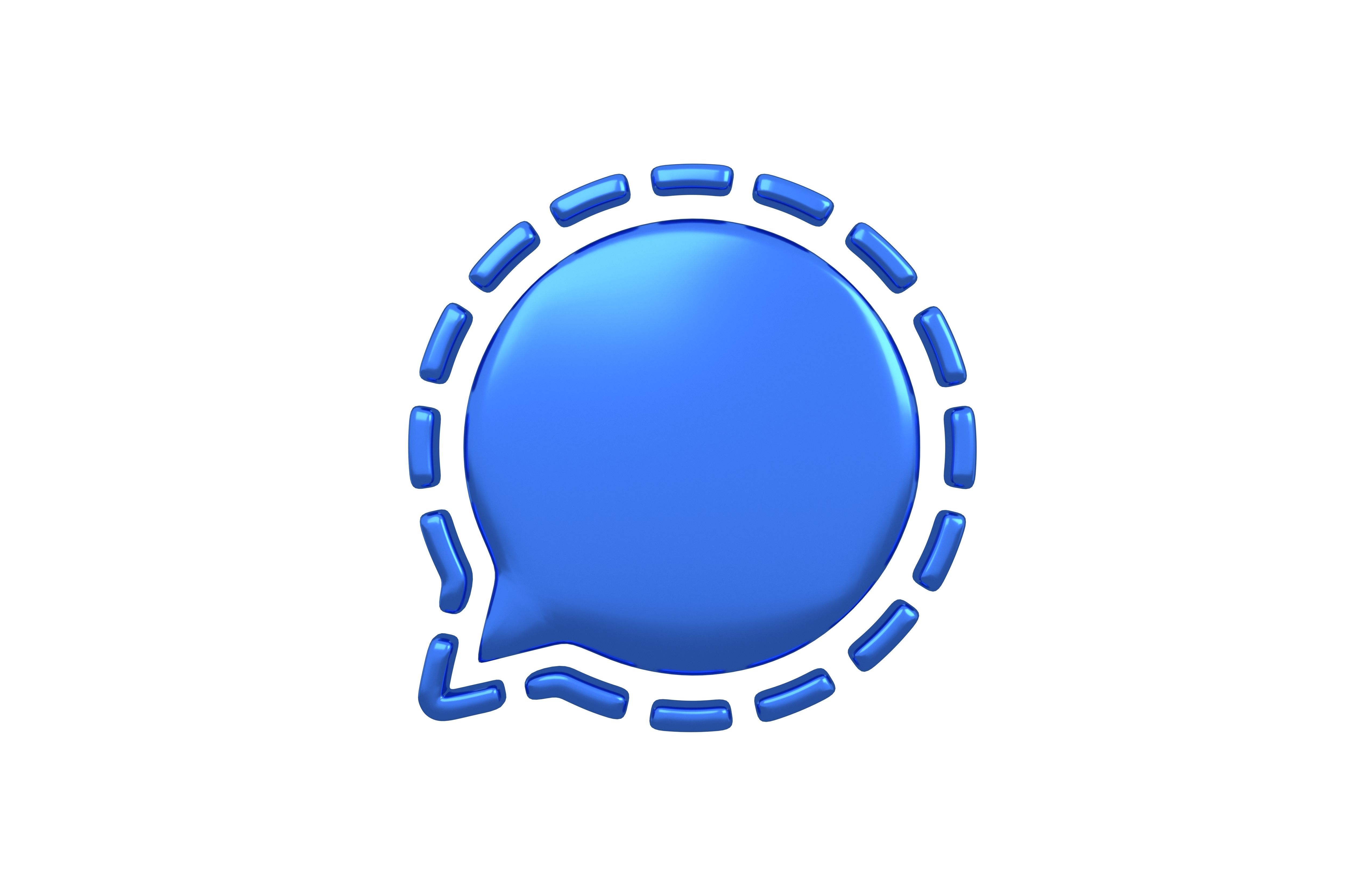 Signal Logo v2 003 Free low-poly 3D model