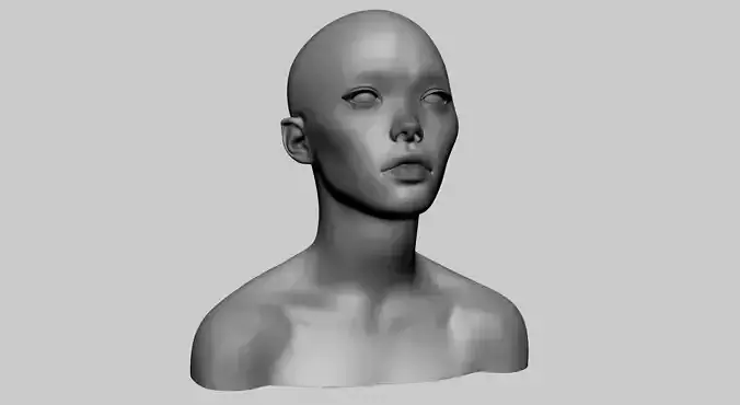  Fantasy Female Head v4