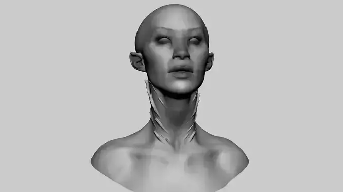 Fantasy Female Head v5