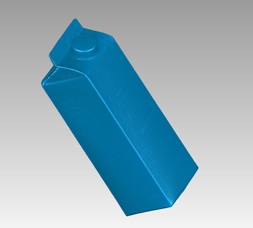 Real Milk Box 1 Liter Carton 3D Scan 3D print model_5