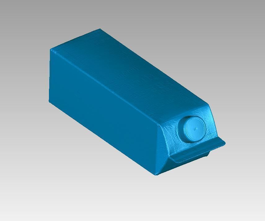Real Milk Box 1 Liter Carton 3D Scan 3D print model_3