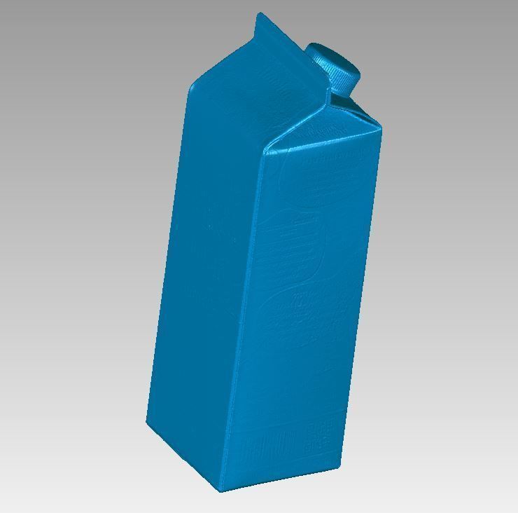 Real Milk Box 1 Liter Carton 3D Scan 3D print model_4