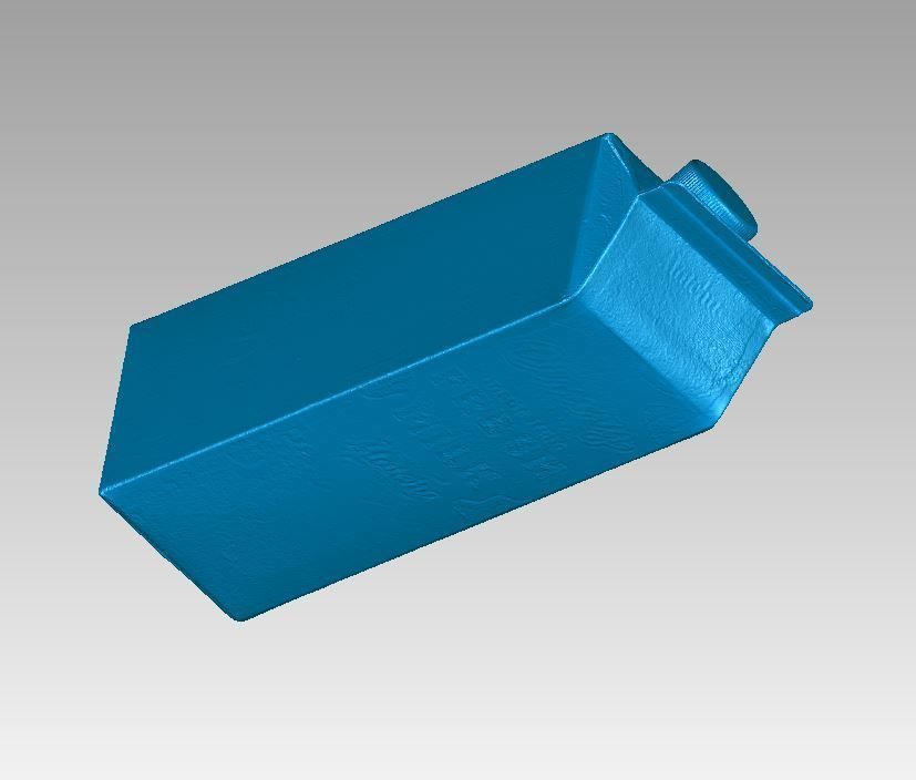Real Milk Box 1 Liter Carton 3D Scan 3D print model_2