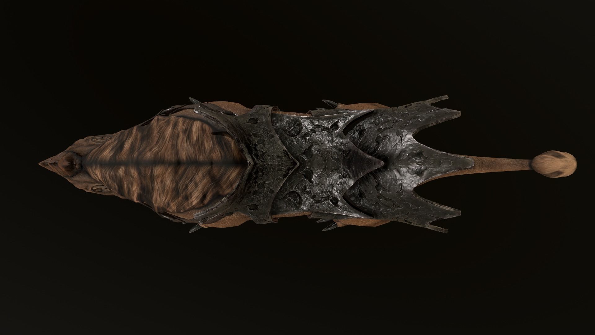 Demon of Wild Low-poly 3D model_4