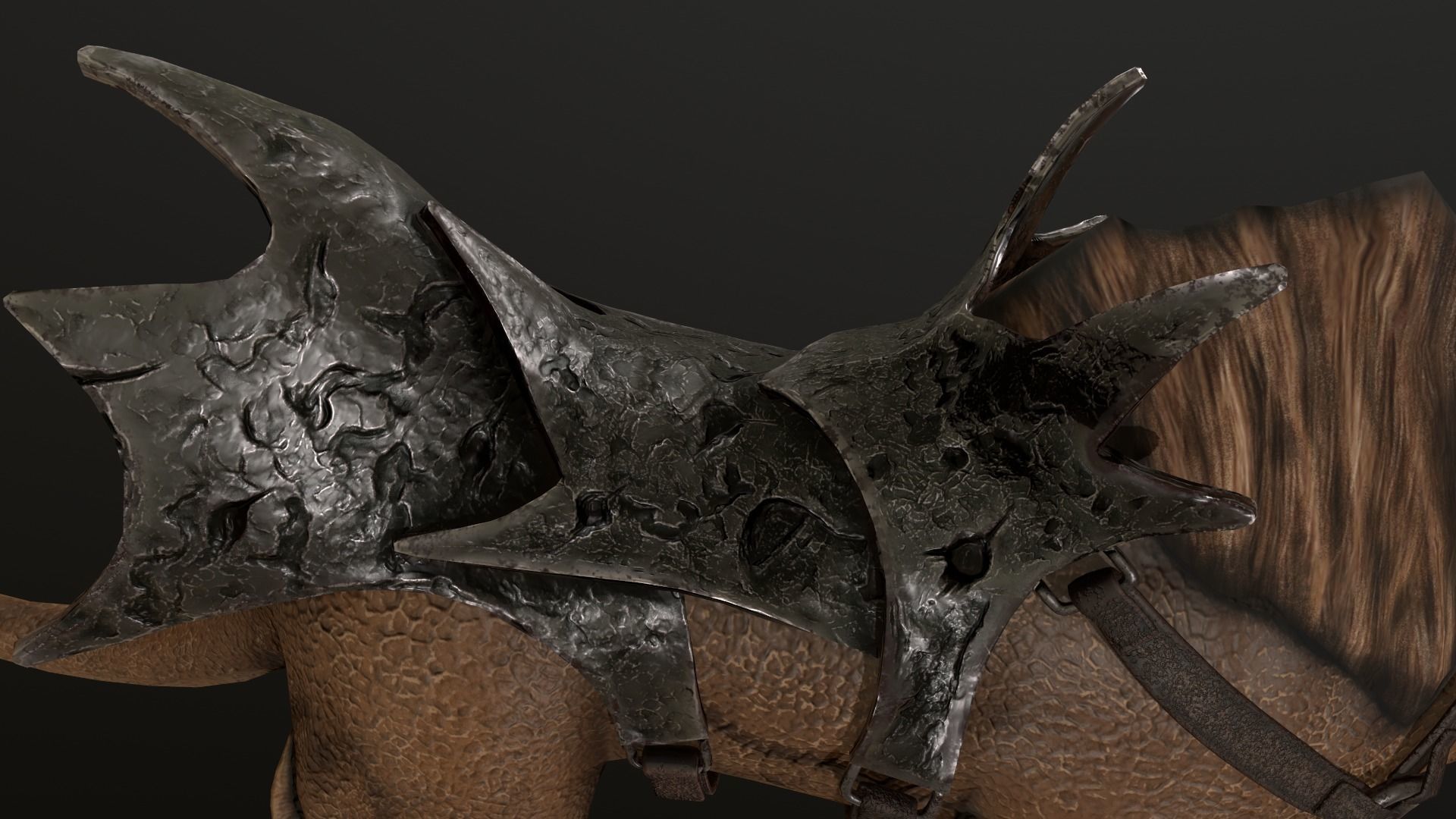 Demon of Wild Low-poly 3D model_5