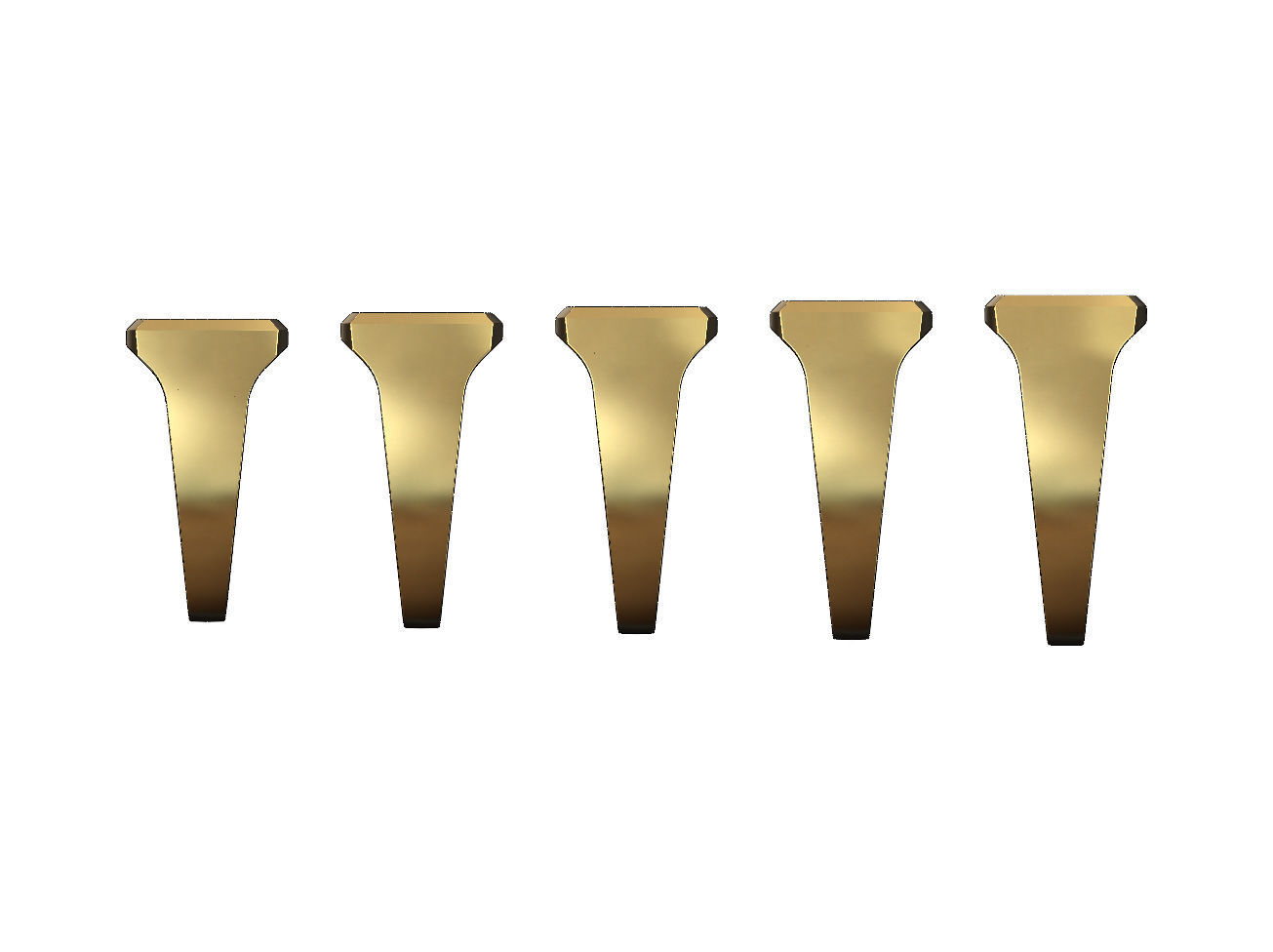 Engravable Geometric rectangular top signet 3D print model_2