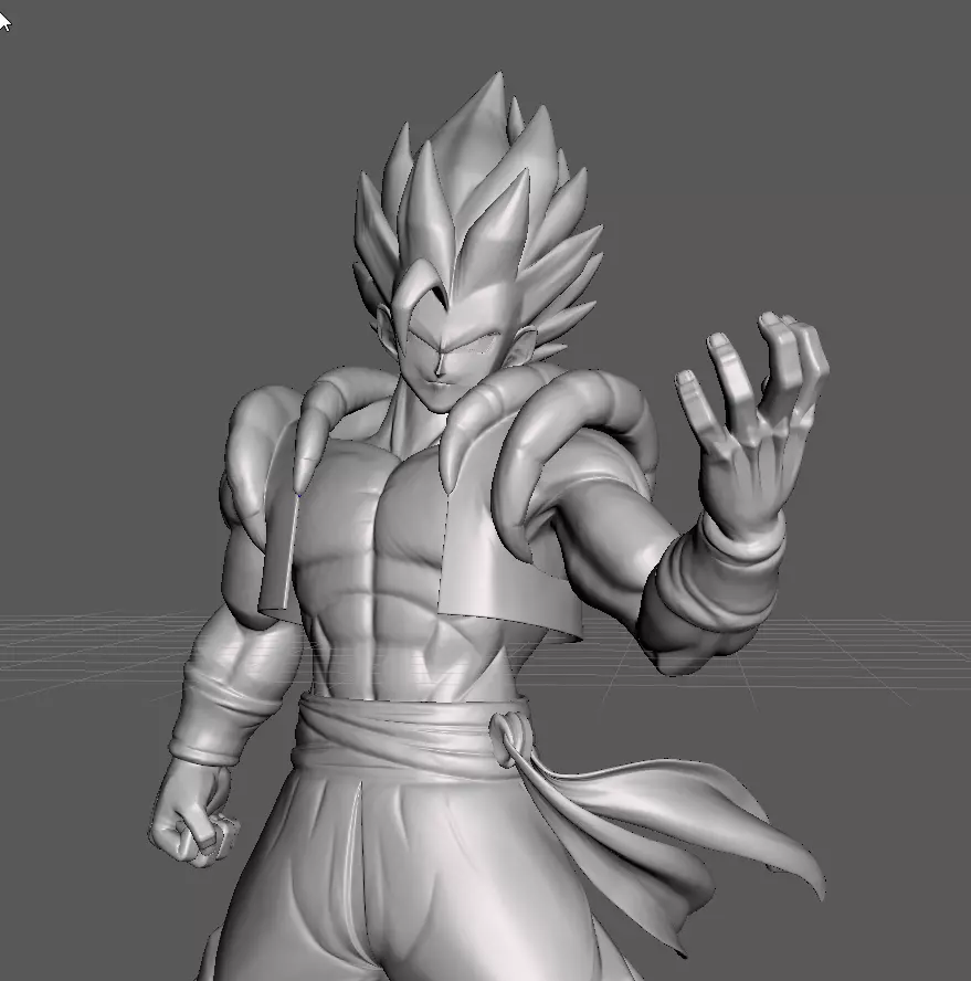 Gogeta Dragon Ball 3D Model 3D print model