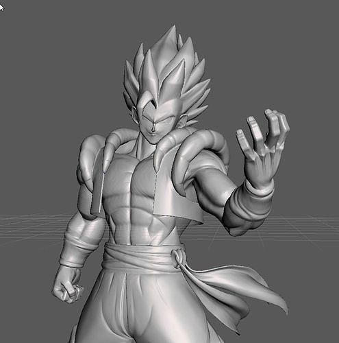 Gogeta Dragon Ball 3D Model 3D print model