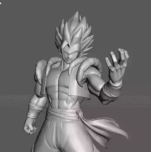 Gogeta Dragon Ball 3D Model