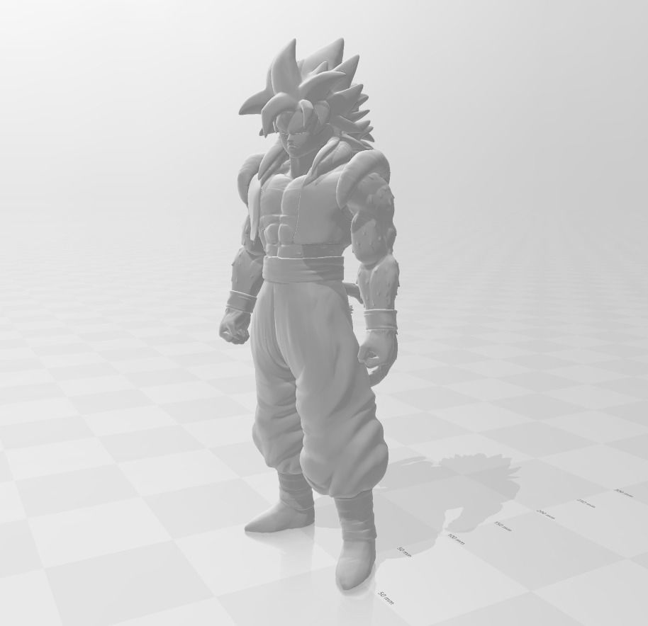 Gogeta SSJ4 Dragon Ball 3D Model 3D print model_1