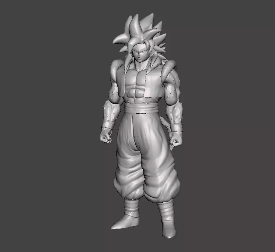 Gogeta SSJ4 Dragon Ball 3D Model 3D print model_0