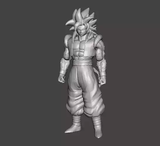 Gogeta SSJ4 Dragon Ball 3D Model