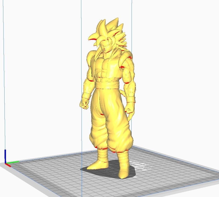 Gogeta SSJ4 Dragon Ball 3D Model 3D print model_2