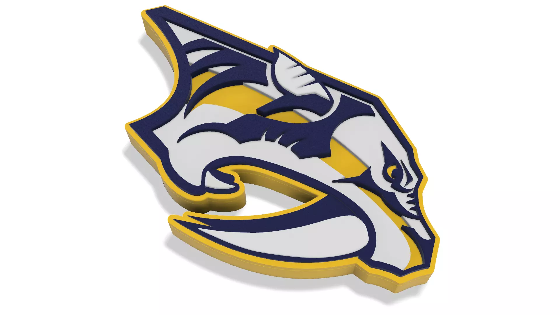Nashville Predators Wall Sign 3D print model