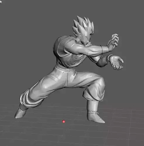 Mystic Son Gohan Dragon 3D Model 3D print model