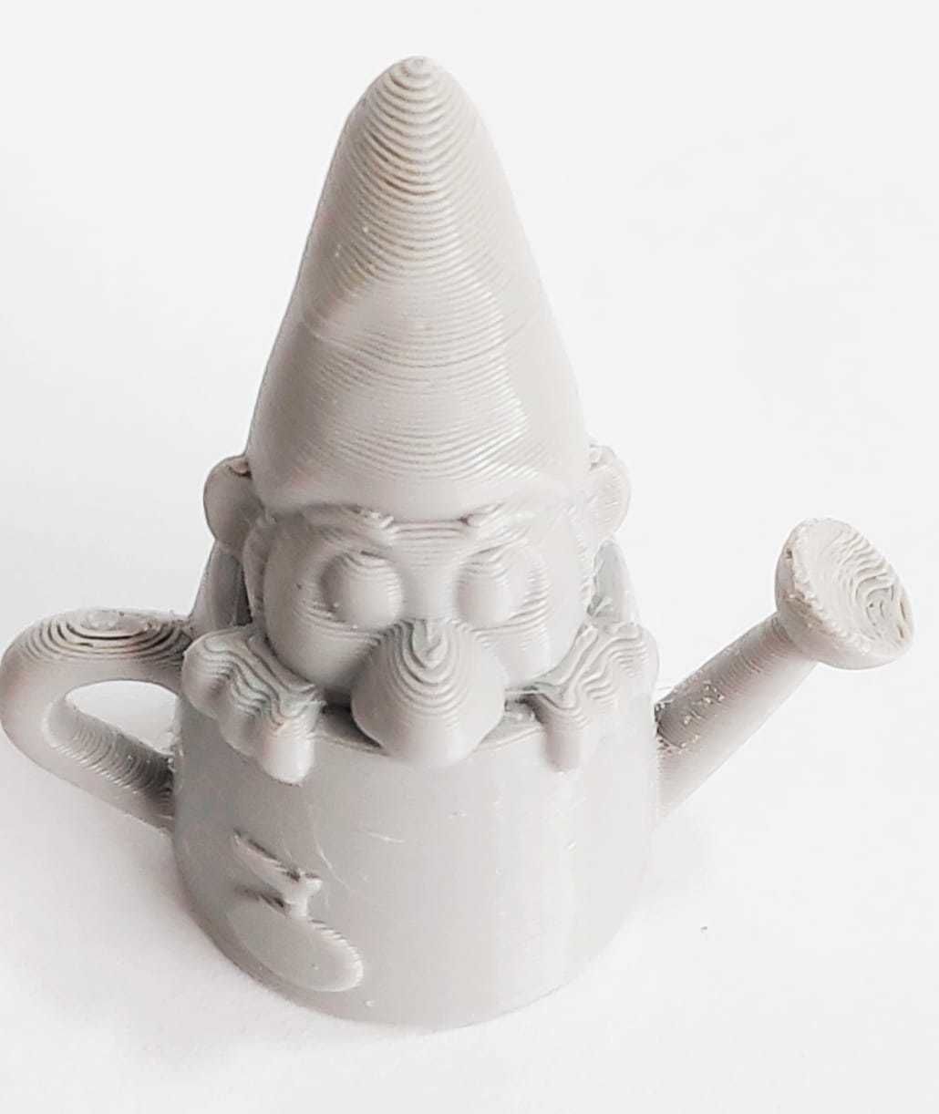 A cute WateringCan Gnome to decorate your garden 3D print model_4