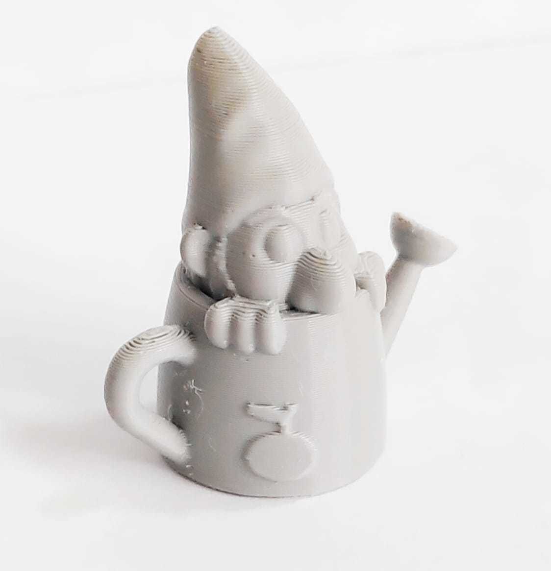 A cute WateringCan Gnome to decorate your garden 3D print model_5