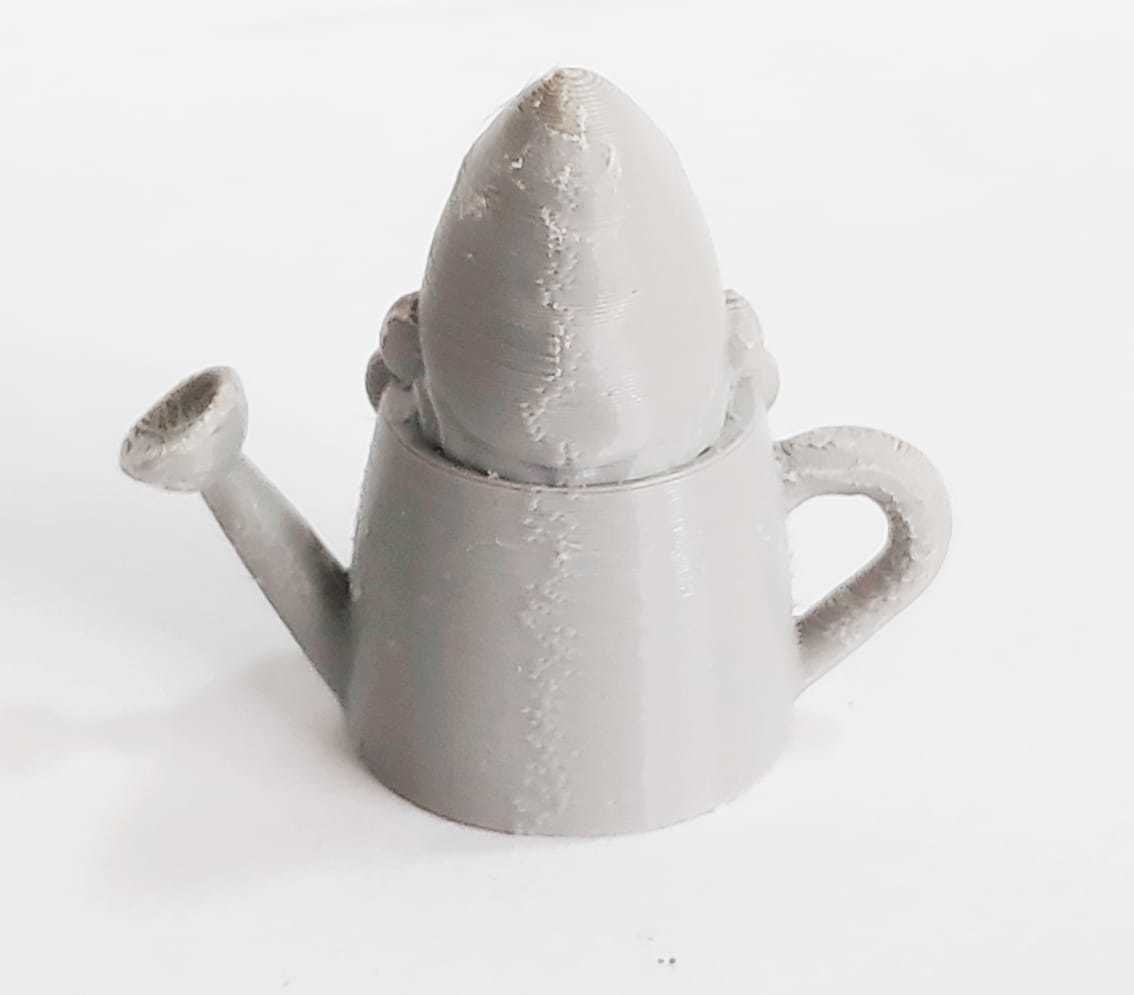 A cute WateringCan Gnome to decorate your garden 3D print model_7