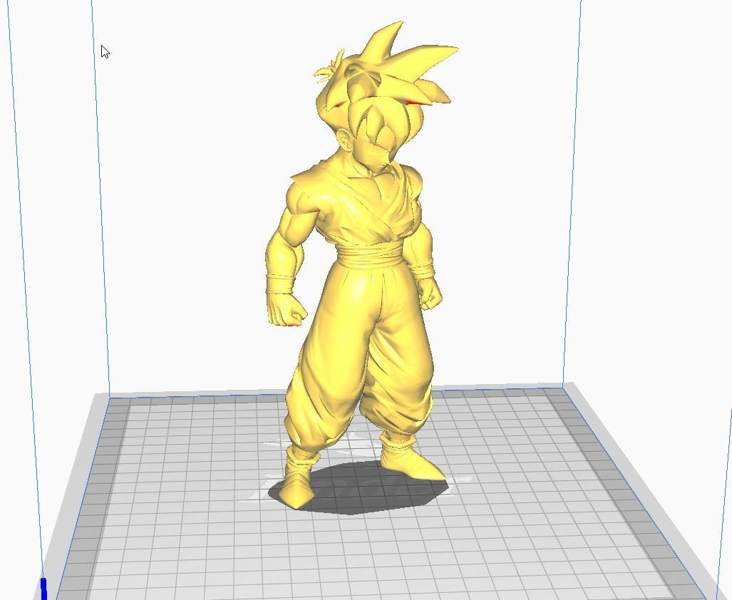 Son Gohan Teen Dragon Ball 3D Model 3D print model_2